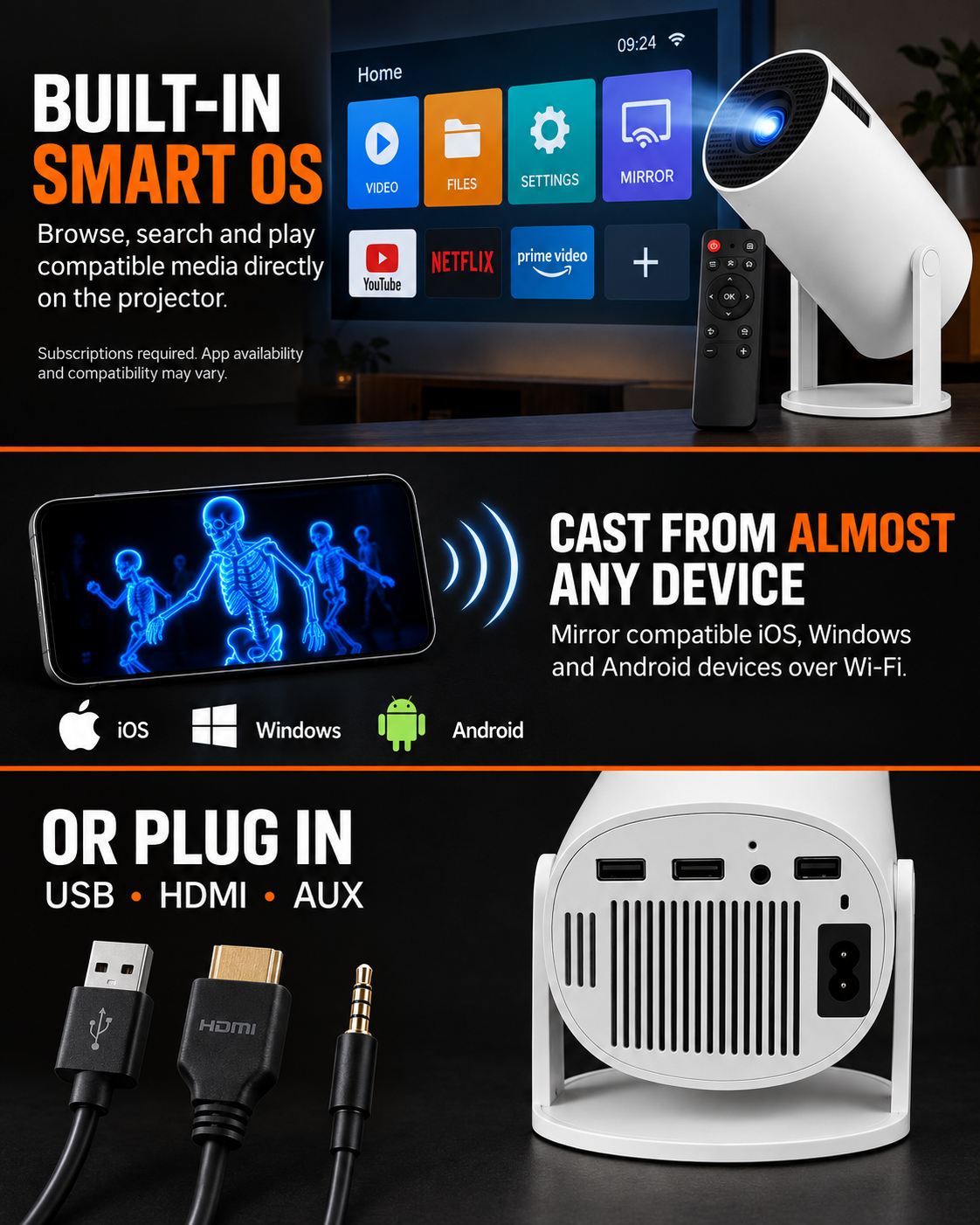 NightSpecter™ Halloween Window Projector