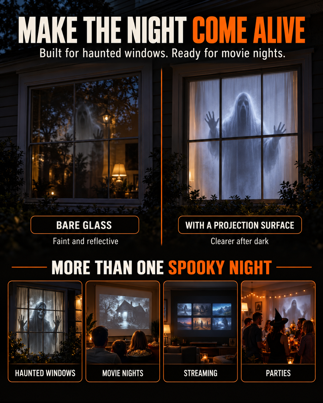 NightSpecter™ Halloween Window Projector